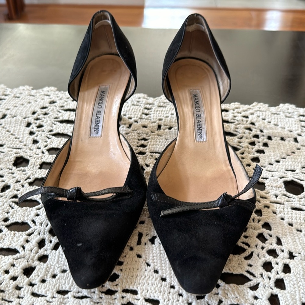 Well loved Manolo Blahnik Shoes